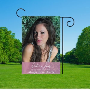 Personalized Memorial Flag: Custom Condolence Gift, In Memory Sign
