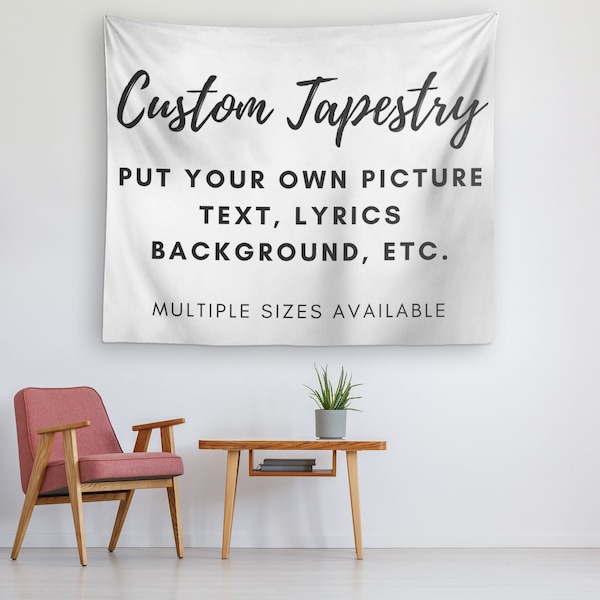 Tapestry Wall Hanging Your Design Etsy