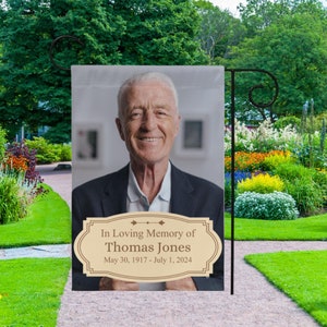 Personalized Memorial Flag: Custom Memory Gift, Condolence Sign
