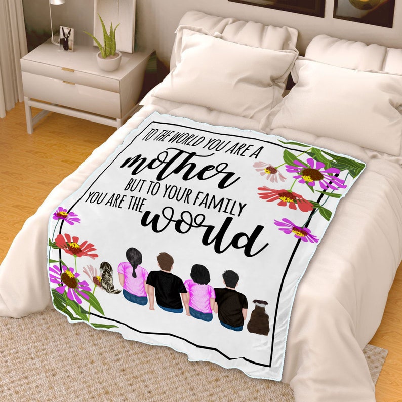 Personalized Blanket Gift for Mom Custom Pet Blanket Etsy