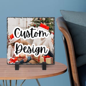 Personalized Photo Slate, photo gift, custom photo, family photo, personalized photo, customized photo, Slate, photo plaque, custom slate