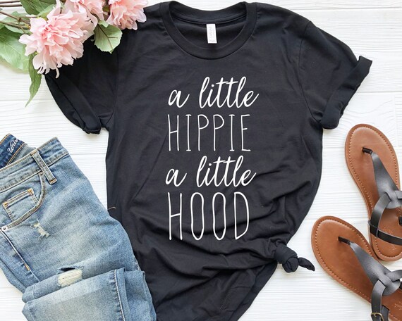 A Little Hippie A Little Hood Future Mom Shirt Maternity T | Etsy