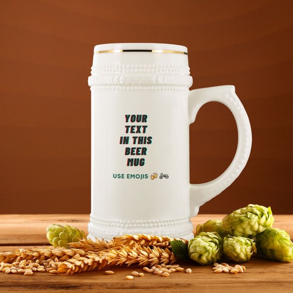 Custom Beer Stein Etsy