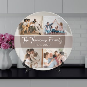 Custom Plate, Kitchen plates, Custom name plate, Custom gift, Dinner plate, Ceramic plate, Mom gift, Gifts for home, Dinnerware, Family Gift