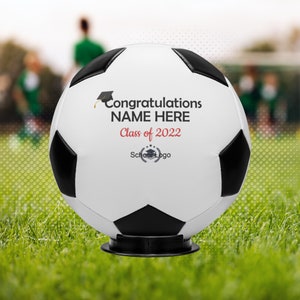 Graduation Gift Soccer Ball  | Personalized Soccer Ball | Name Soccer Ball | Custom Soccer Ball | Gift For Him | University | College Gift