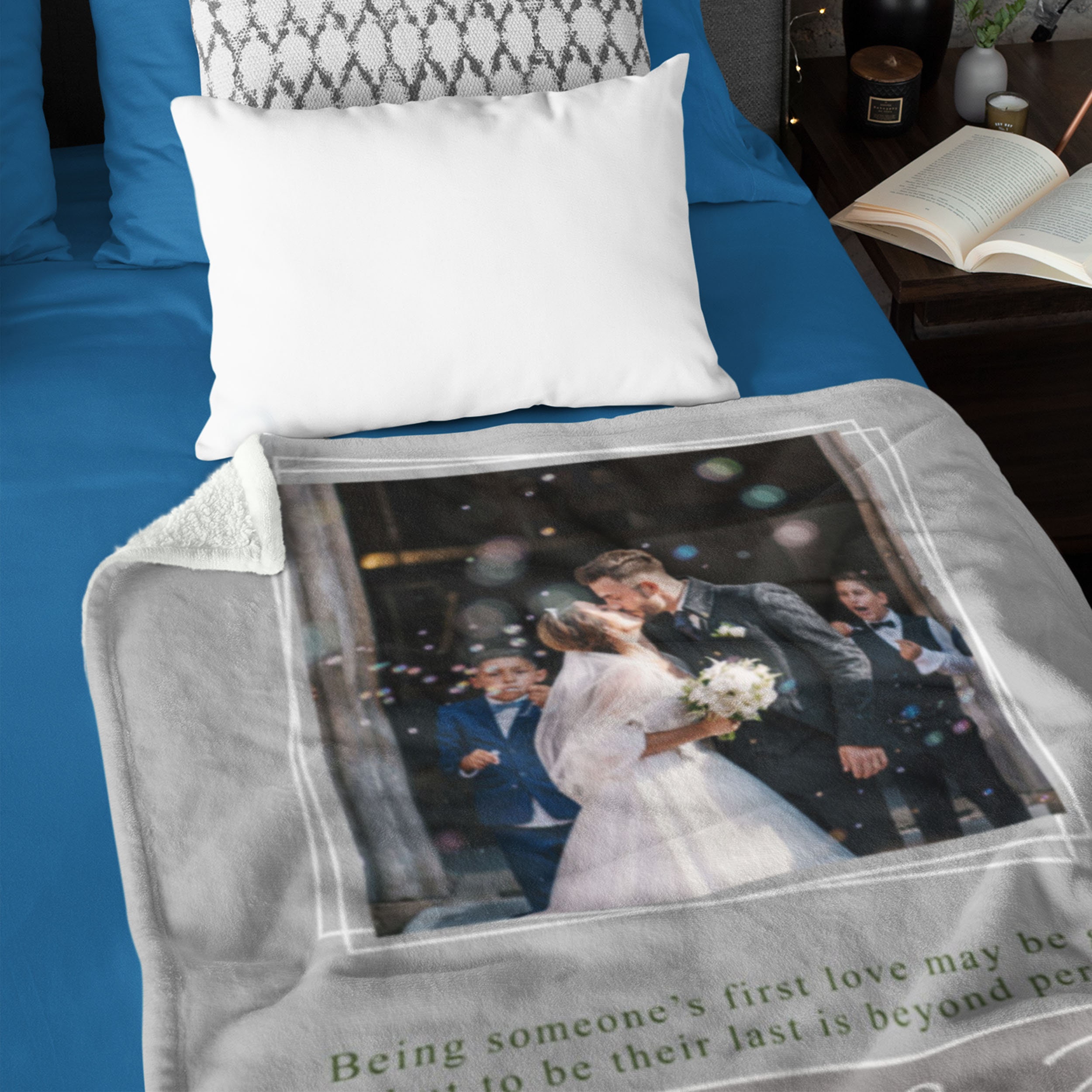 Personalized Anniversary Blanket Engagement Gift Etsy