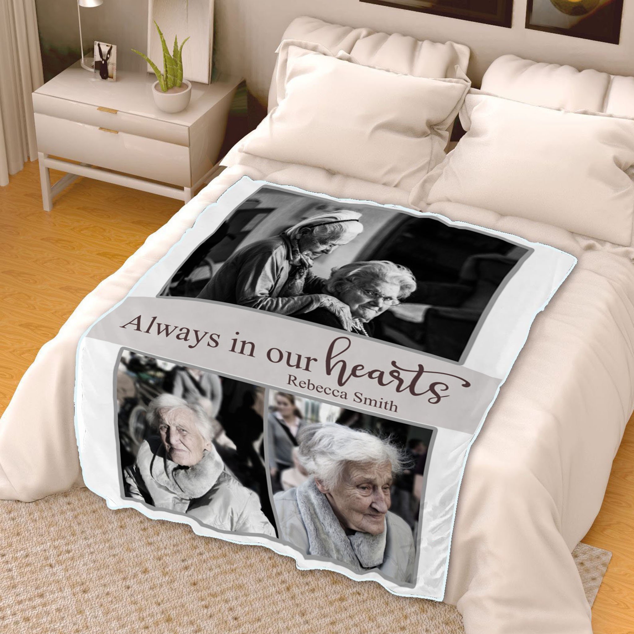 Custom Memorial Photo Blanket Custom Blanket to Your Loss Etsy Canada