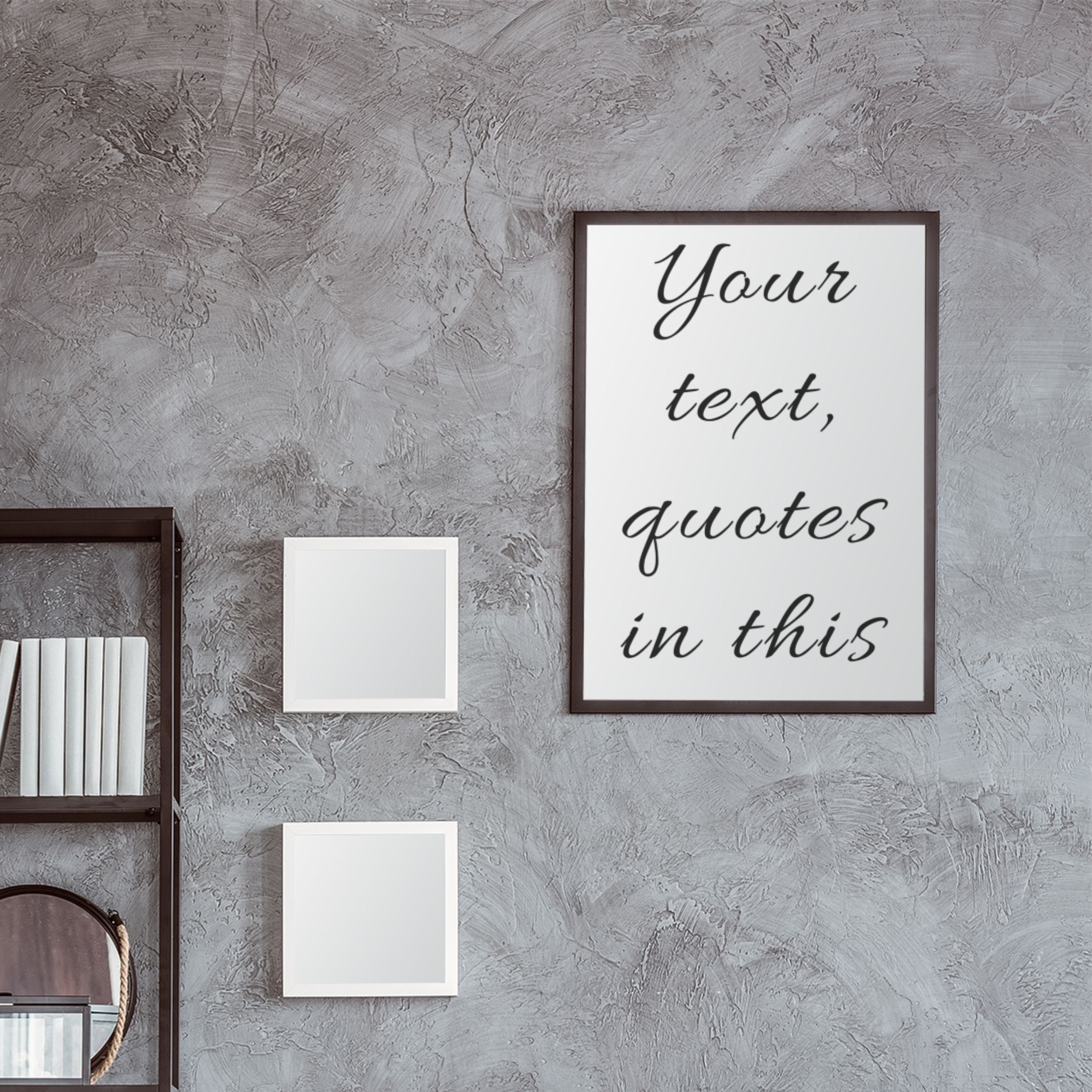Custom Quote Sign Framed Wall Art Personalized Quote Prints Etsy