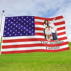 Custom Photo Flag: Personalized Double Sided Polyester Flag