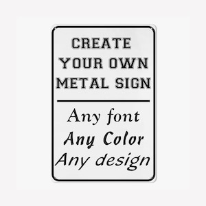 Custom Iron Wall Sign: Personalized Logo, Business, or Man Cave (7.9&#39;&#39;x11.8&#39;&#39;)