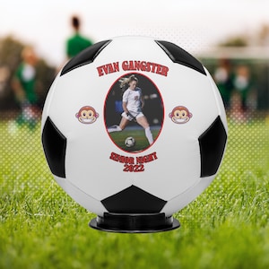 Aangepaste voetbal | Gepersonaliseerde naam foto voetbal | Cadeaus voor mannen | Aangepaste voetbalfotobal | Cadeau voor hem | Verjaardagscadeau