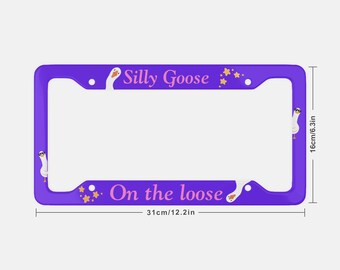 Sorry I'm Late Dilly Dallying Aluminum License Plate Frame - Etsy