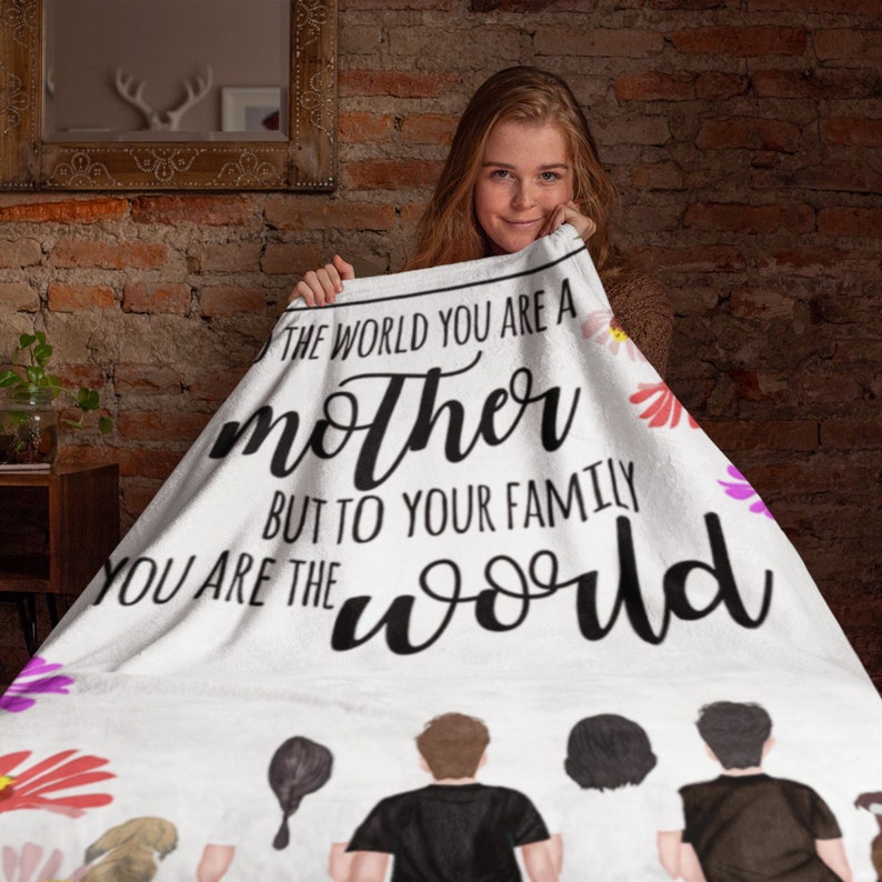 Personalized Blanket Gift for Mom Custom Pet Blanket Etsy