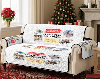 Custom Three-Seater Sofa Cushion Cover for Comfortable Living Room Seating