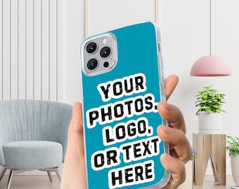 Op maat gemaakt iPhone-fotohoesje: gepersonaliseerde TPU-telefoonhoes