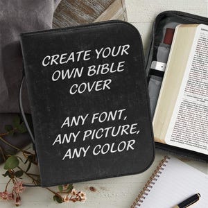Personalized Bible Cover: Custom Photo, Verse, Family Gift