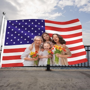 Custom Photo Flag: Personalized Double Sided Polyester Decor