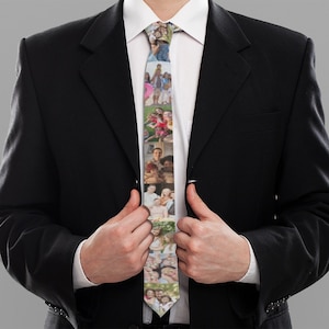 Custom Photo Tie, Custom Tie, Dad Gift, Gift For Him, Custom Photo, Custom Picture, Personalized Tie, photo gifts, custom ties, mens tie