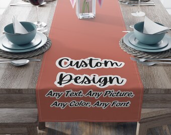 Custom Table Runner: Personalized Home & Holiday Decor