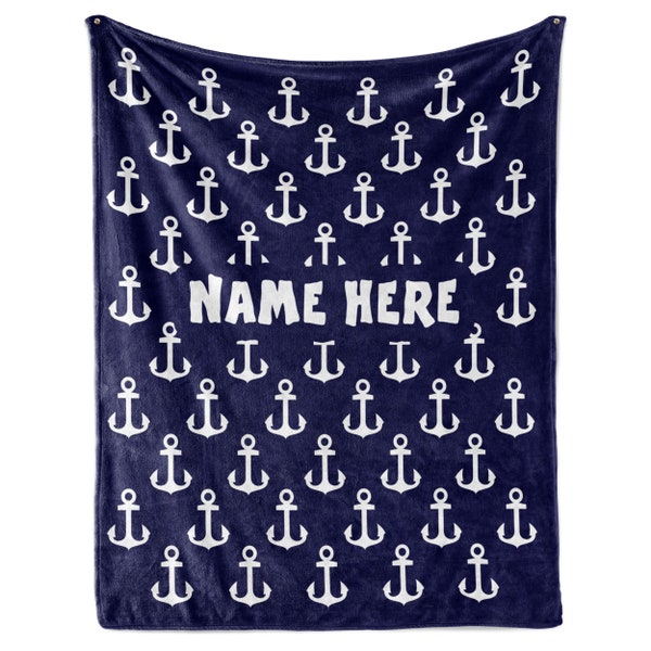 Nautical Blanket Etsy