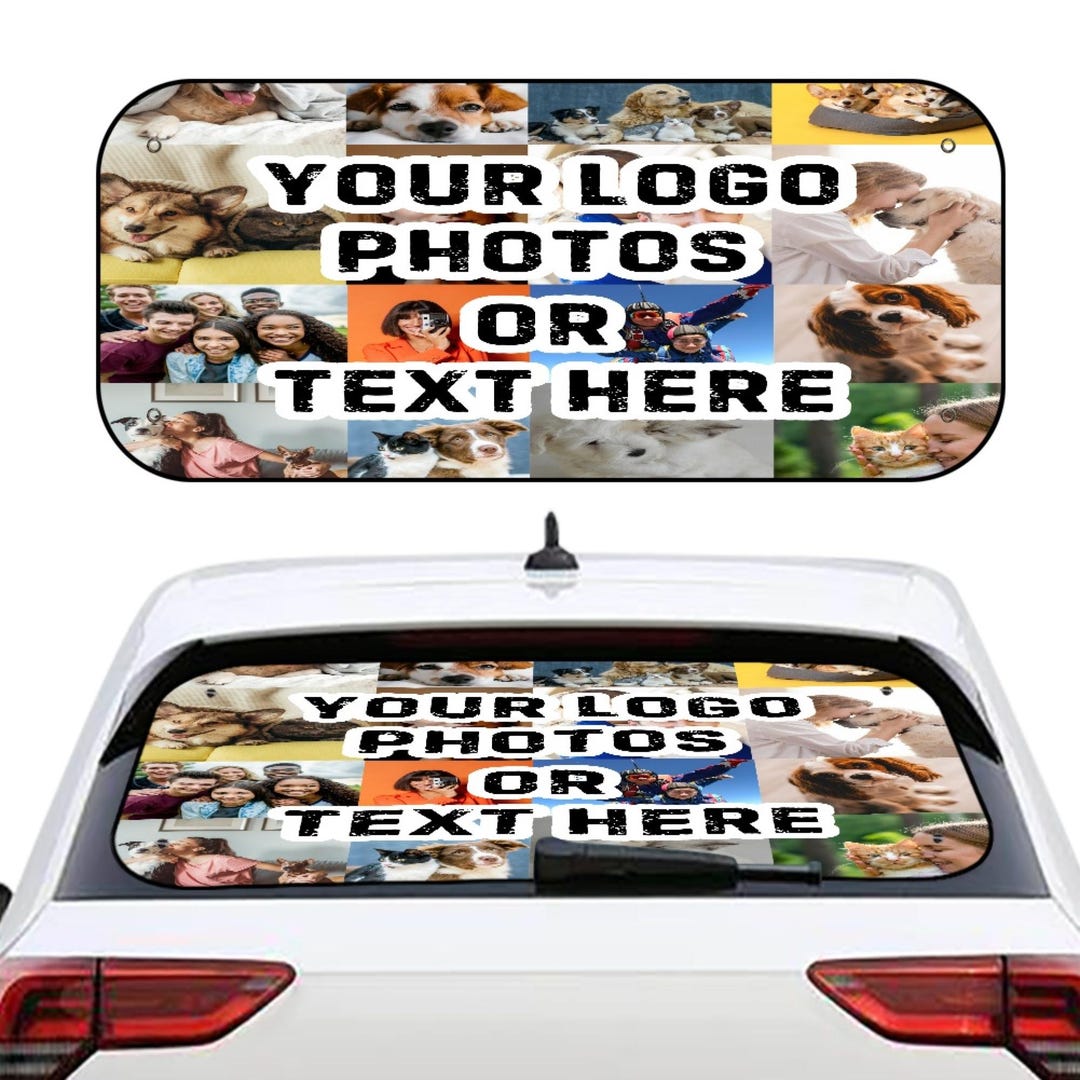 Car Rear Window Screen Customized Custom Car Rear Window Sun Visor: UV Protection, Privacy Shade - Etsy