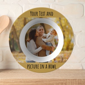 Personalized Photo Bowl: Custom ThermoSāf® Kitchen Gift