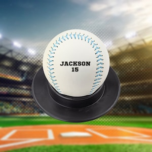 Custom Number Baseball: Personalized Full-Size Sports Ball Gift