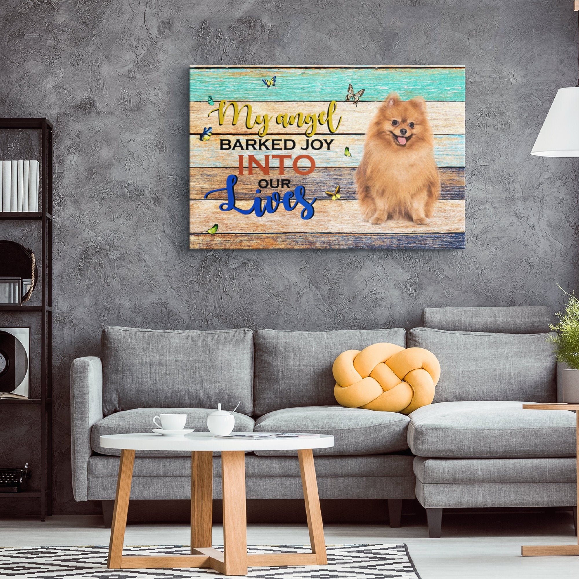 Personalized Photo Pet Dog Wall Art Your Dog on A Wall Art Etsy UK