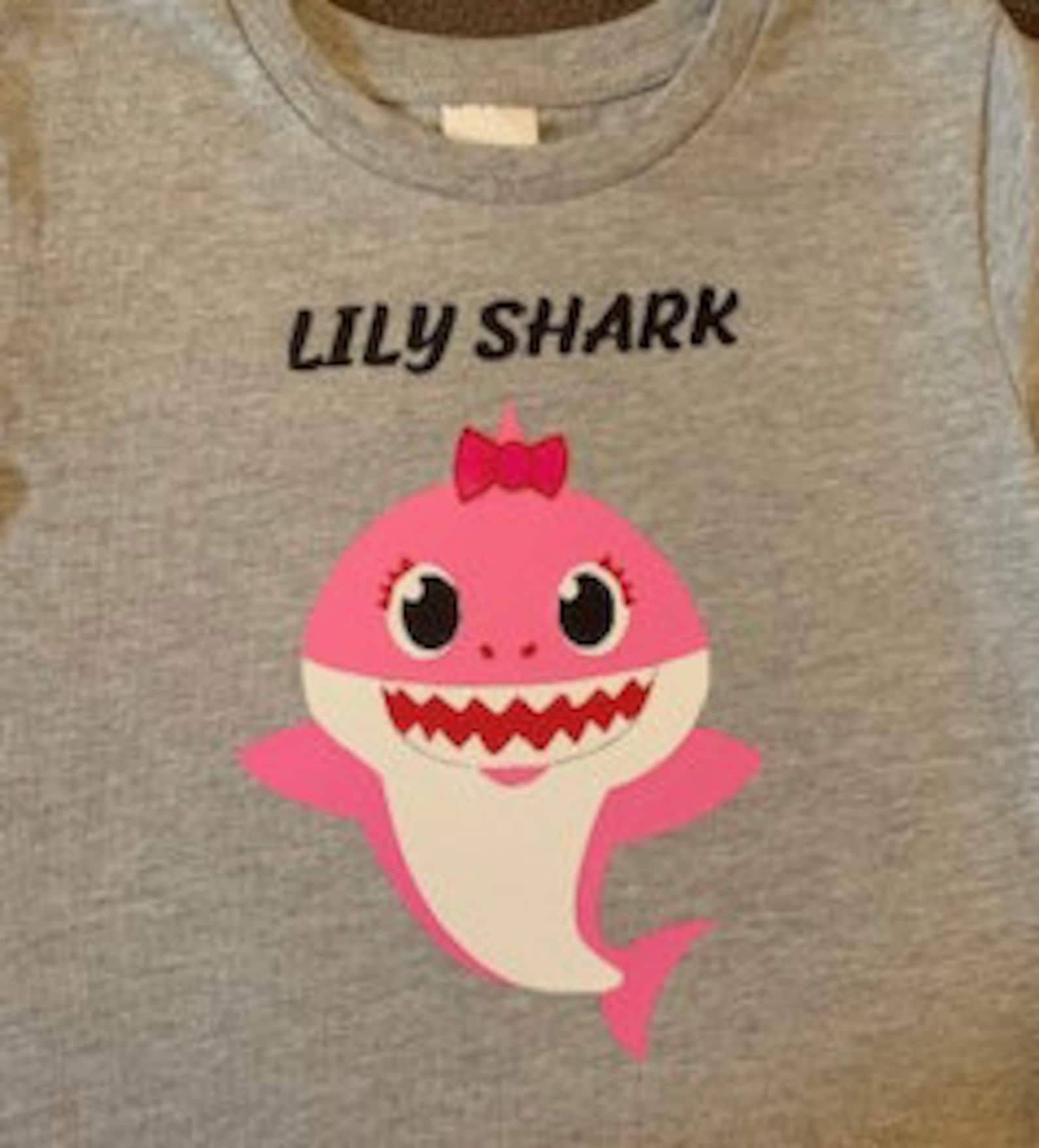 Customized Baby Shark Shirts Etsy