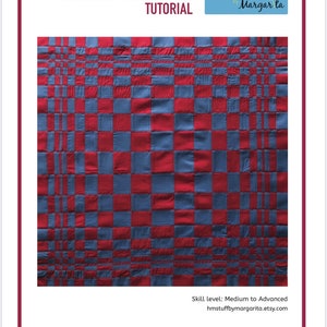Sphere Optical Illusion Quilt Block Tutorial, approx. size 24&quot;x24&quot; inches