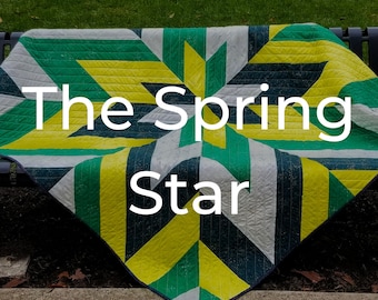 The Spring Star Digital Quilt Pattern