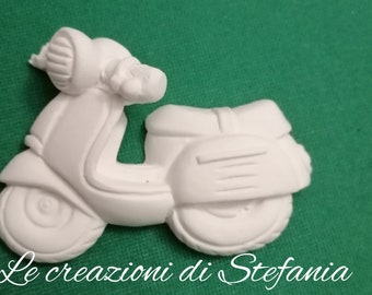 20 bomboniere calamita in polvere di ceramica a forma di vespa