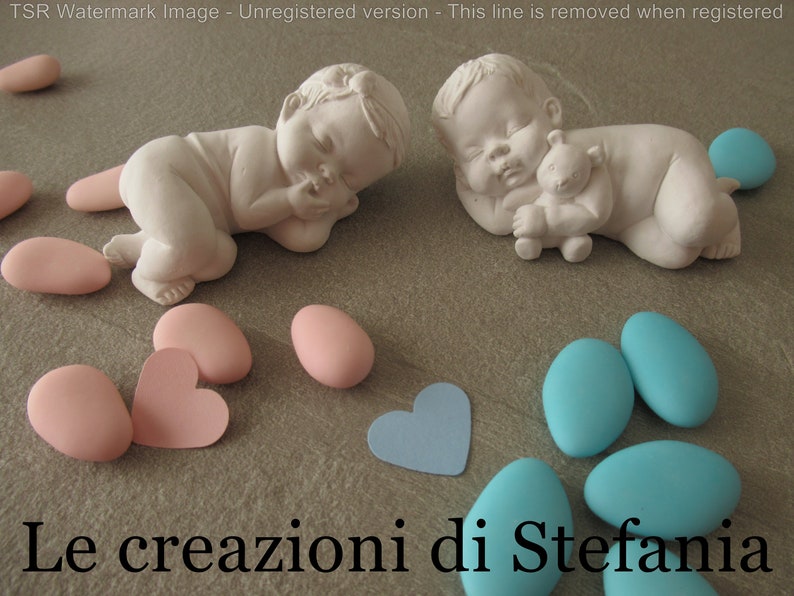12 newborn ceramic powdered canisters for birth and baptism