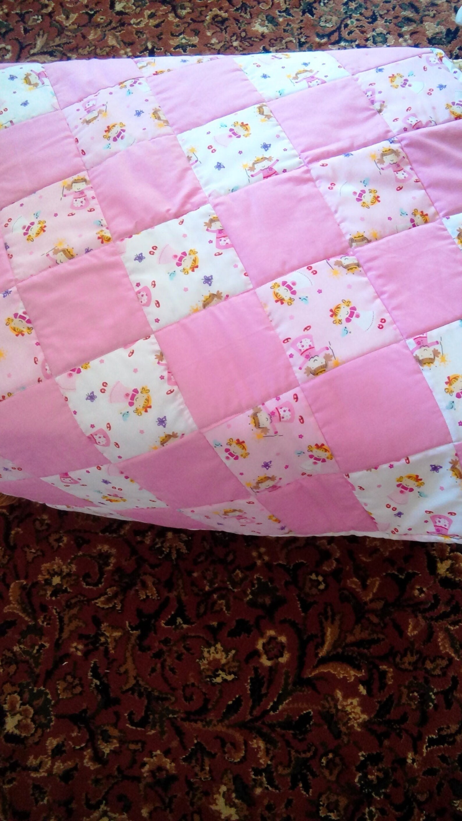 Handmade Patchwork QuiltPlay mat Pram cover Baby shower Etsy