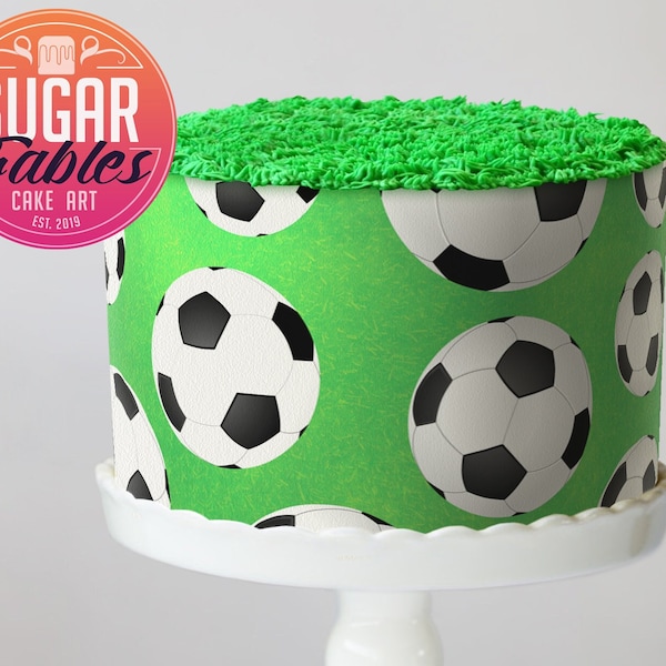 Soccer Cake Topper Etsy