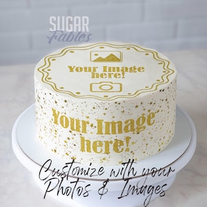 Custom Photo Cake Wrap Personalized Edible Image Personal Printed Frosting Sheet Photograph Topper Burn Away Dessert Trend Foto Film Strip