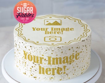 Custom Edible Cake Wrap and Topper! Your images for your cake vision!