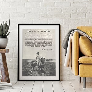 L'uomo nell'arena di Theodore Roosevelt - Poster