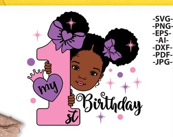 Download My 1st Birthday Svg Etsy