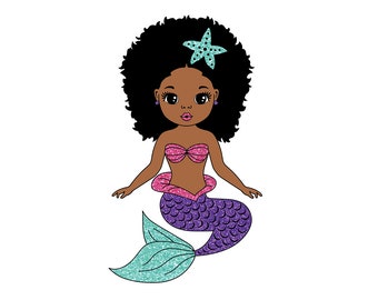 Download Black Mermaid Svg Etsy