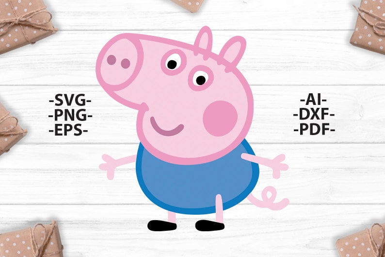 Download George pig shirt Peppa pig Svg Peppa pig Birthday pig | Etsy