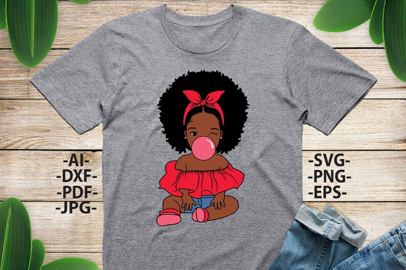 Afro girl Svg, Bubble, Peek a Boo girl, Black Baby Svg, Afro Baby Girl, Black Girl Magic, African American, Black History, Svg cut files image 2