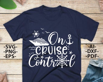 Cruise Control SVG: Family Vacation Boat Trip Cut File