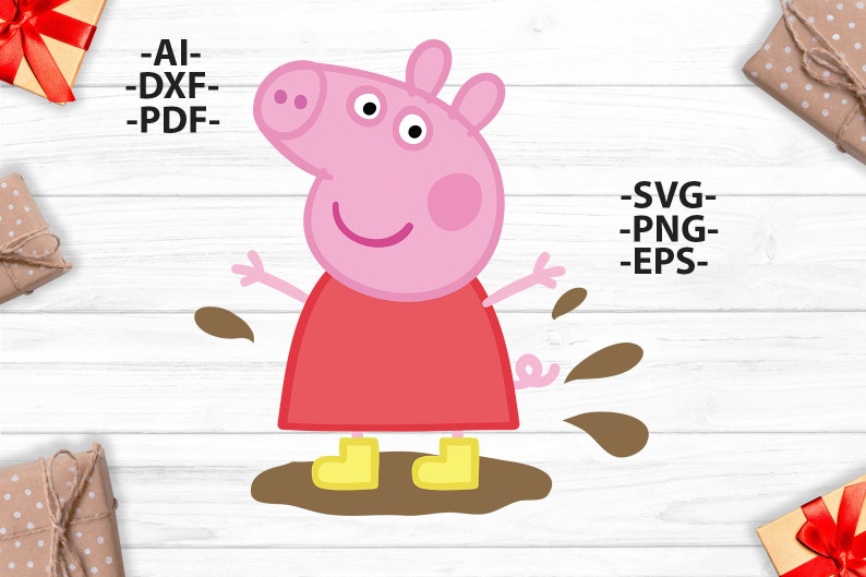 Download Peppa pig Png Peppa pig Svg Peppa pig Birthday pig png | Etsy