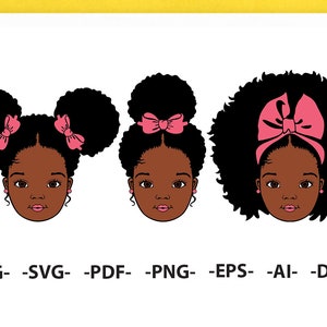 Pacchetto ragazza Peekaboo, 3 disegni ragazza Peekaboo, Pacchetto ragazza afro, Pacchetto ragazza nera, Peekaboo Svg, Bambini africani, Afroamericano