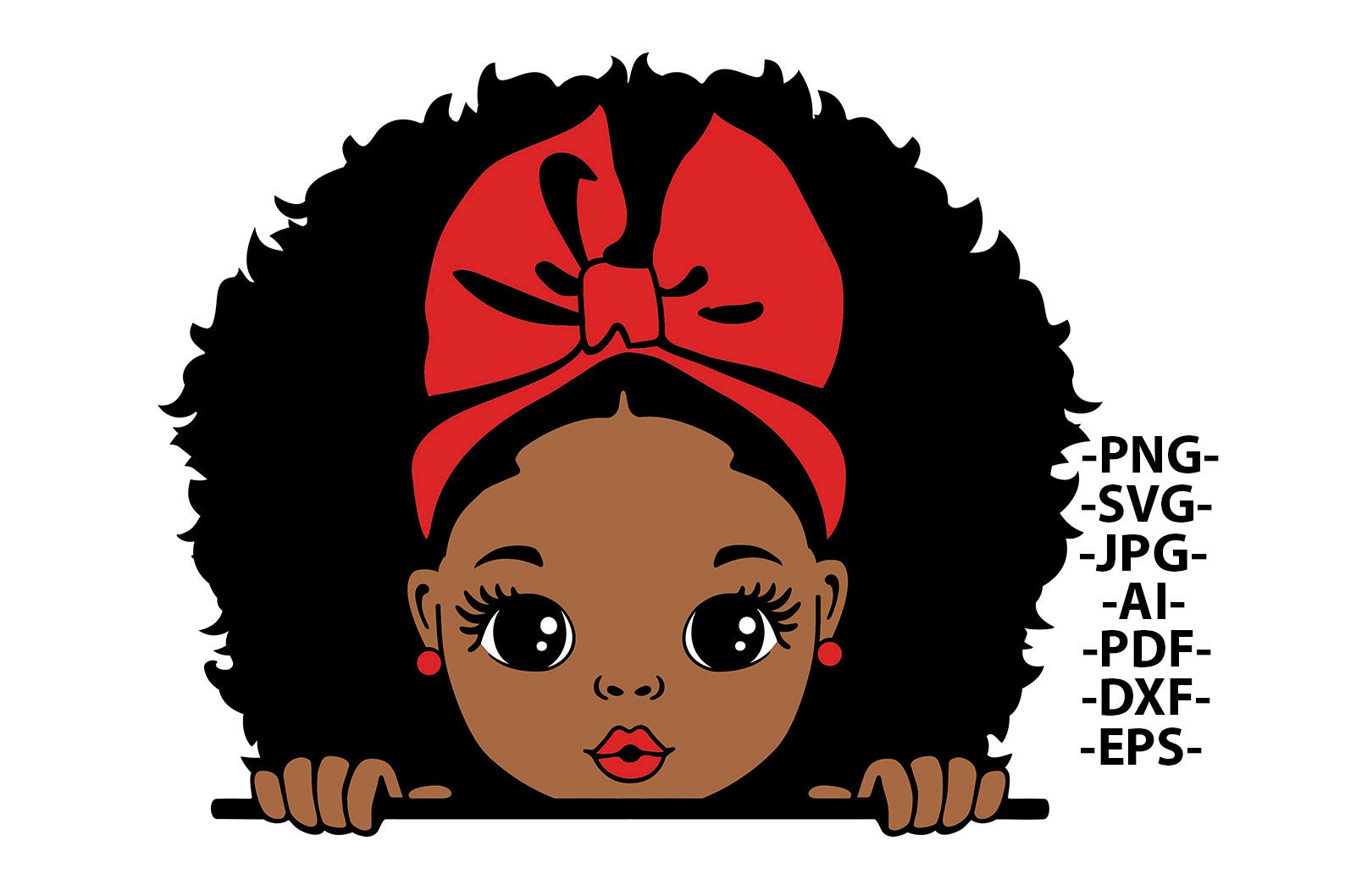 Peekaboo Girl Svg Afro Girl Svg Puff Hair Black Girl Svg Etsy UK