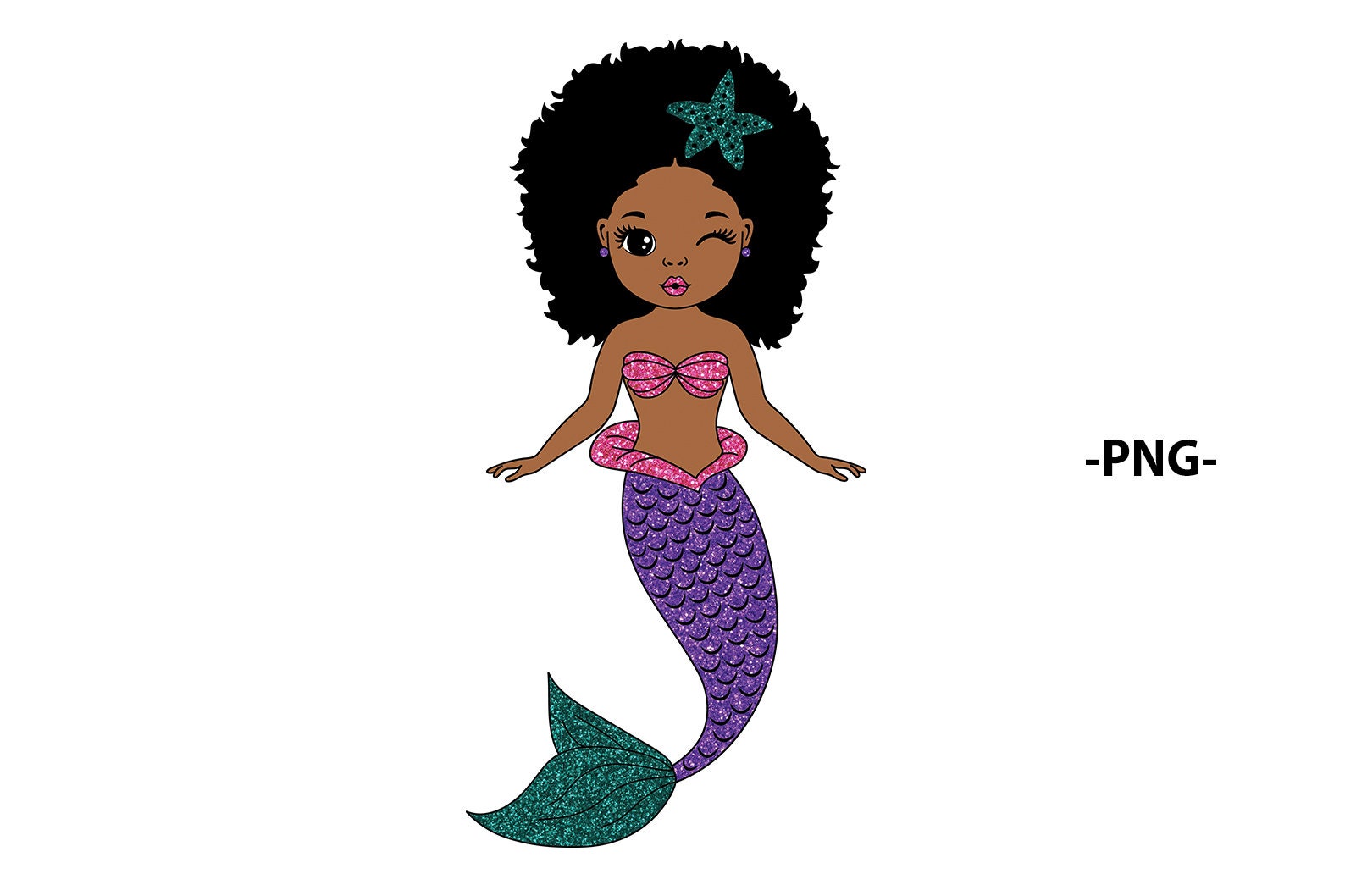 Free Free 152 Afro Mermaid Svg SVG PNG EPS DXF File