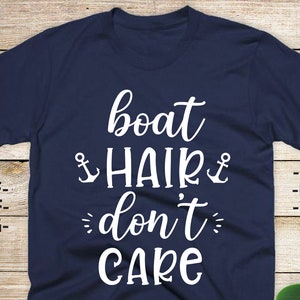Boat Hair Dont Care Svg | Anchor svg | Cruise svg | Family Cruise Shirts | svg files sayings | Black and white Svg variant