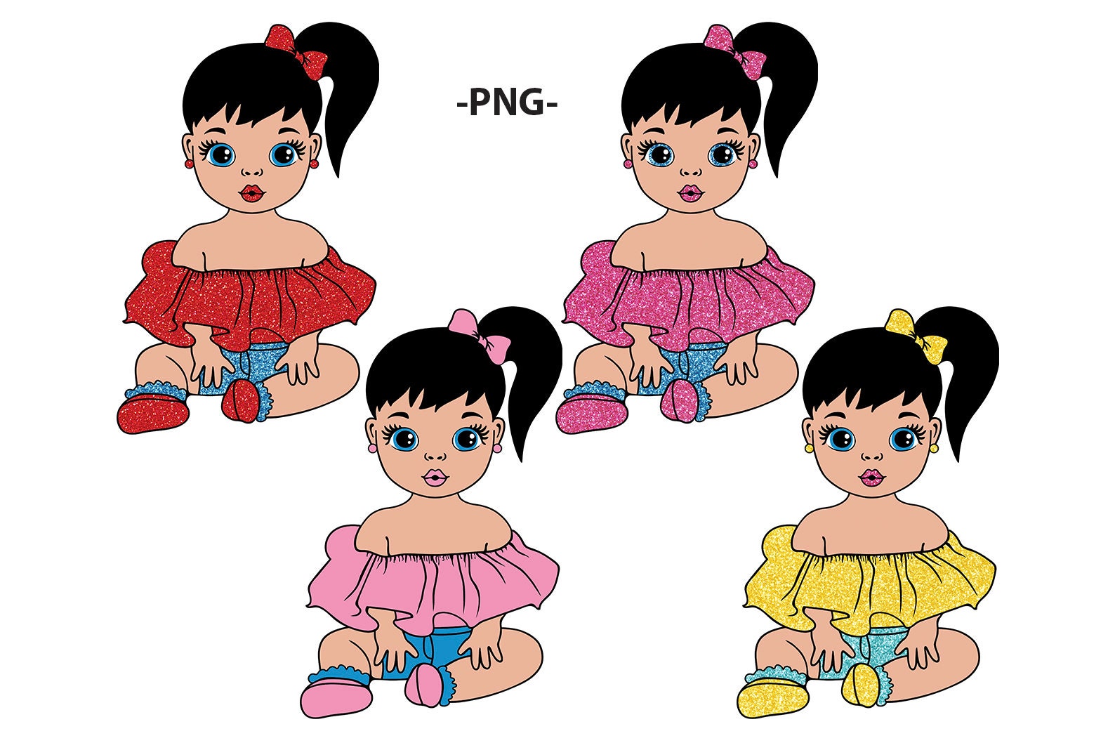 Baby Princess Svg White Girl Svg Sweet Baby Svg 4 Different Etsy Canada