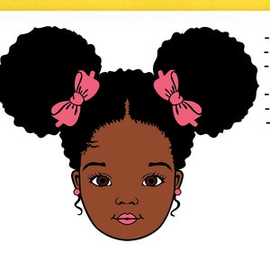 Peekaboo ragazza Svg, Afro ragazza Svg, Ragazza Nera Afro Puffs Svg, Black Girl Magic, Afroamericano, Storia Nera, Svg file tagliati